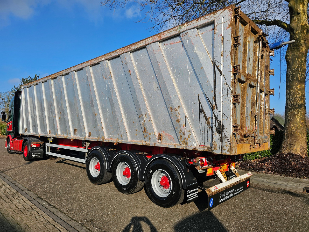 Kipper oplegger KH Trailer S42B Scraptipper 68 M3