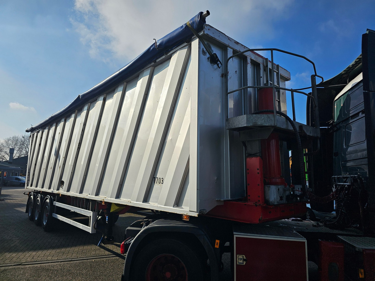 Kipper oplegger KH Trailer S42B Scraptipper 68 M3