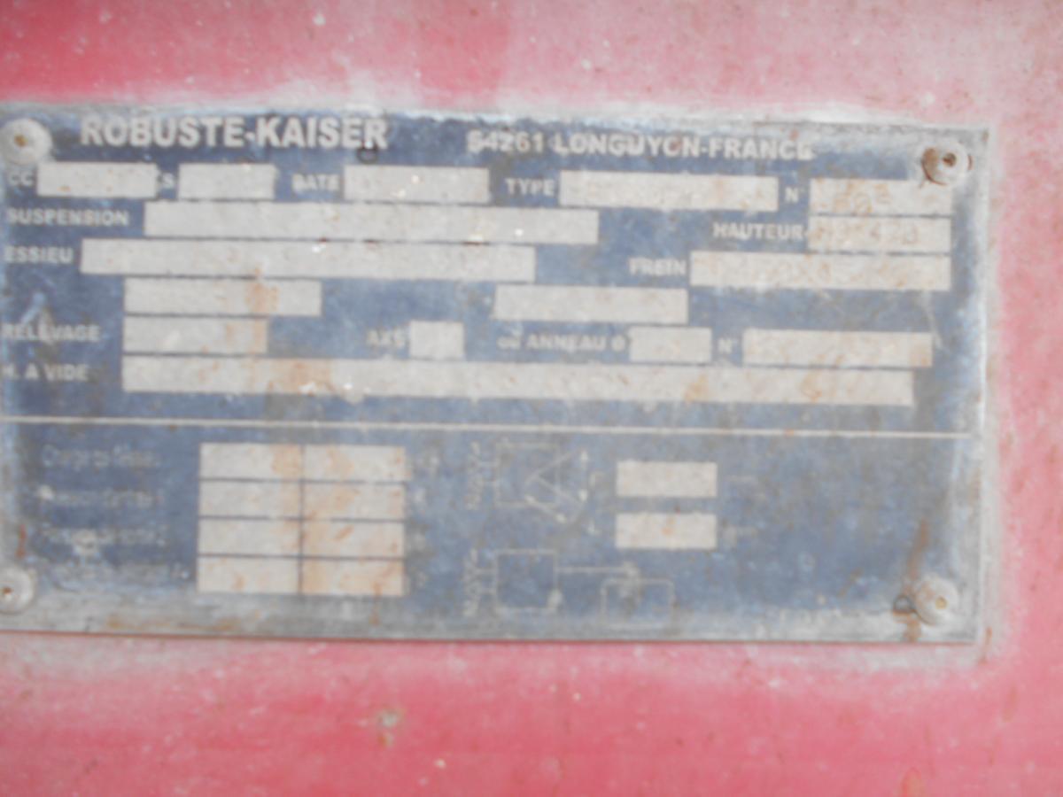 Kipper oplegger Kaiser