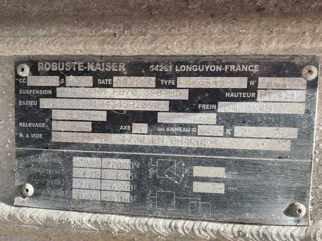 Kipper oplegger Kaiser