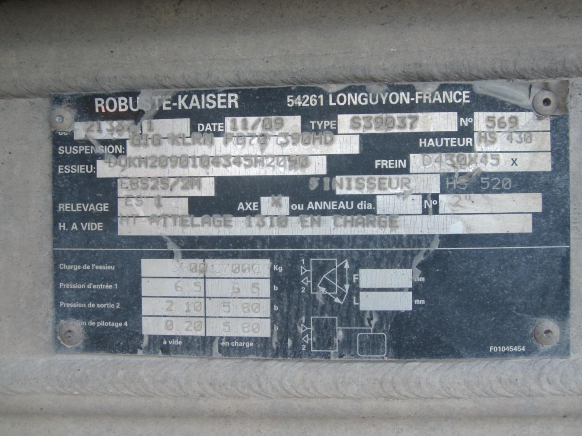 Kipper oplegger Kaiser