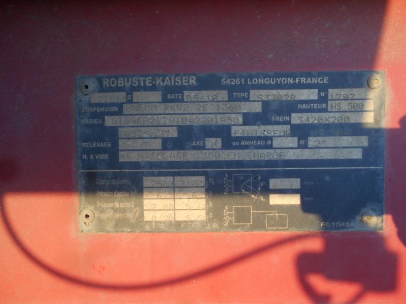 Kipper oplegger Kaiser