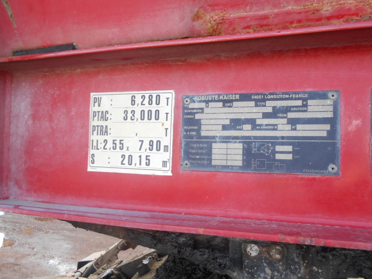 Kipper oplegger Kaiser