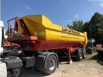 Kipper oplegger Kaiser 2A Stahlmulde Hydraulikklappe SAF
