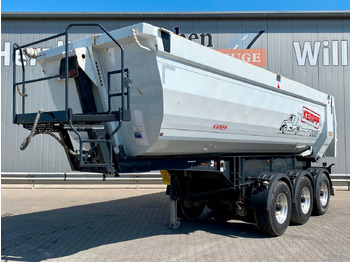 Kipper oplegger  Kempf SKM 35/3 | Stahl 27m³*1+3.Achse liftbar*BPW*EBS