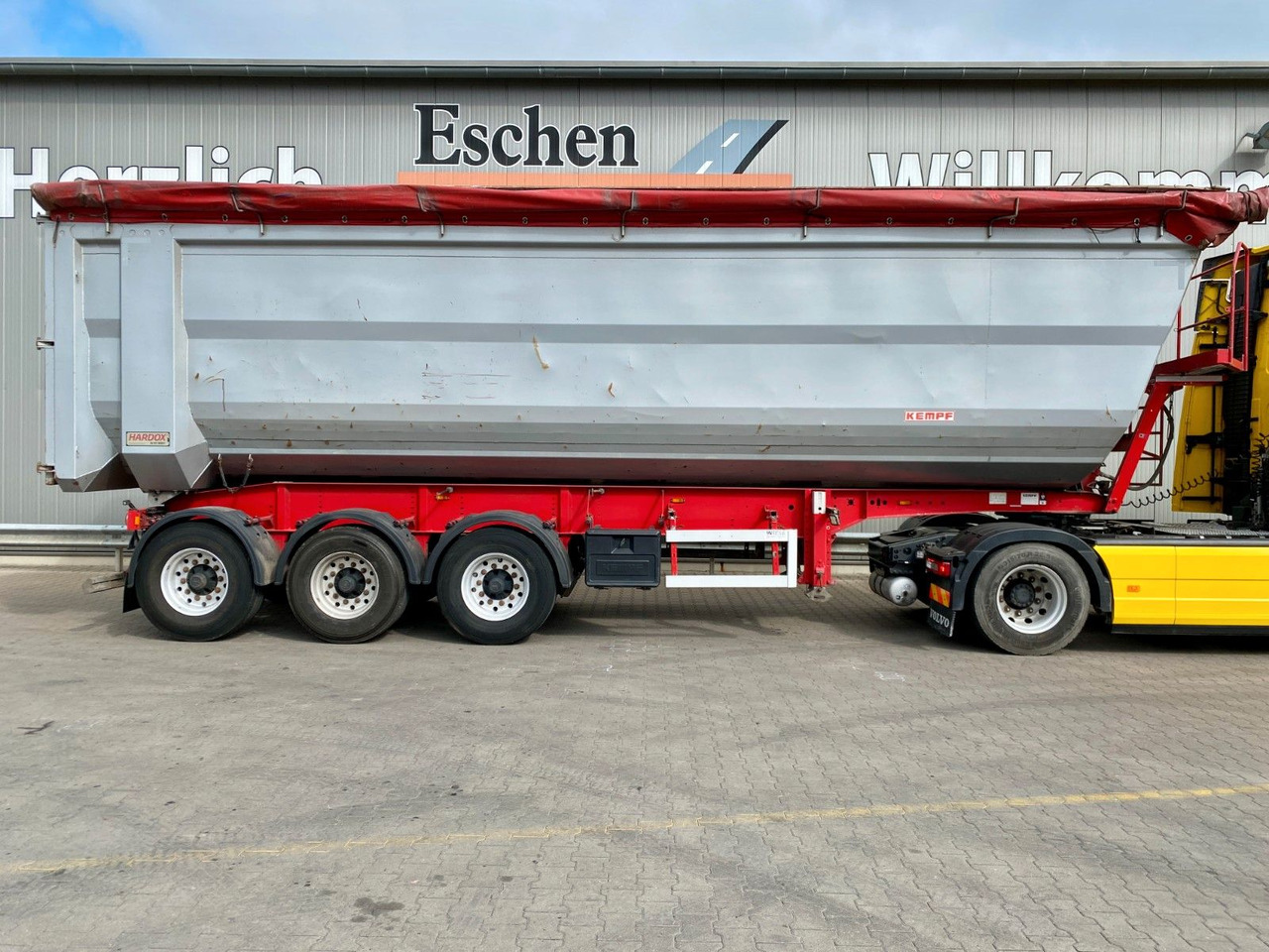 Kipper oplegger Kempf SKM 35/3 | Stahl 48m³*Getreideschieber*Lift*BPW