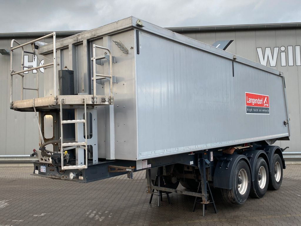 Kipper oplegger Langendorf SKA 24/30 |ALU 34m³*Getreide*Luft-Lift*BPW*Plane