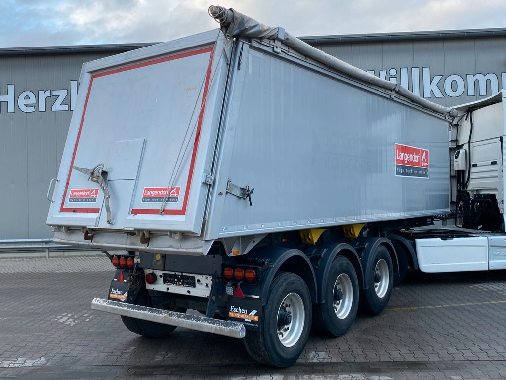 Kipper oplegger Langendorf SKA 24/30 |ALU 34m³*Getreide*Luft-Lift*BPW*Plane