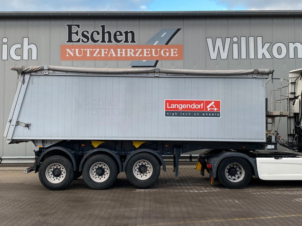 Kipper oplegger Langendorf SKA 24/30 |ALU 34m³*Getreide*Luft-Lift*BPW*Plane