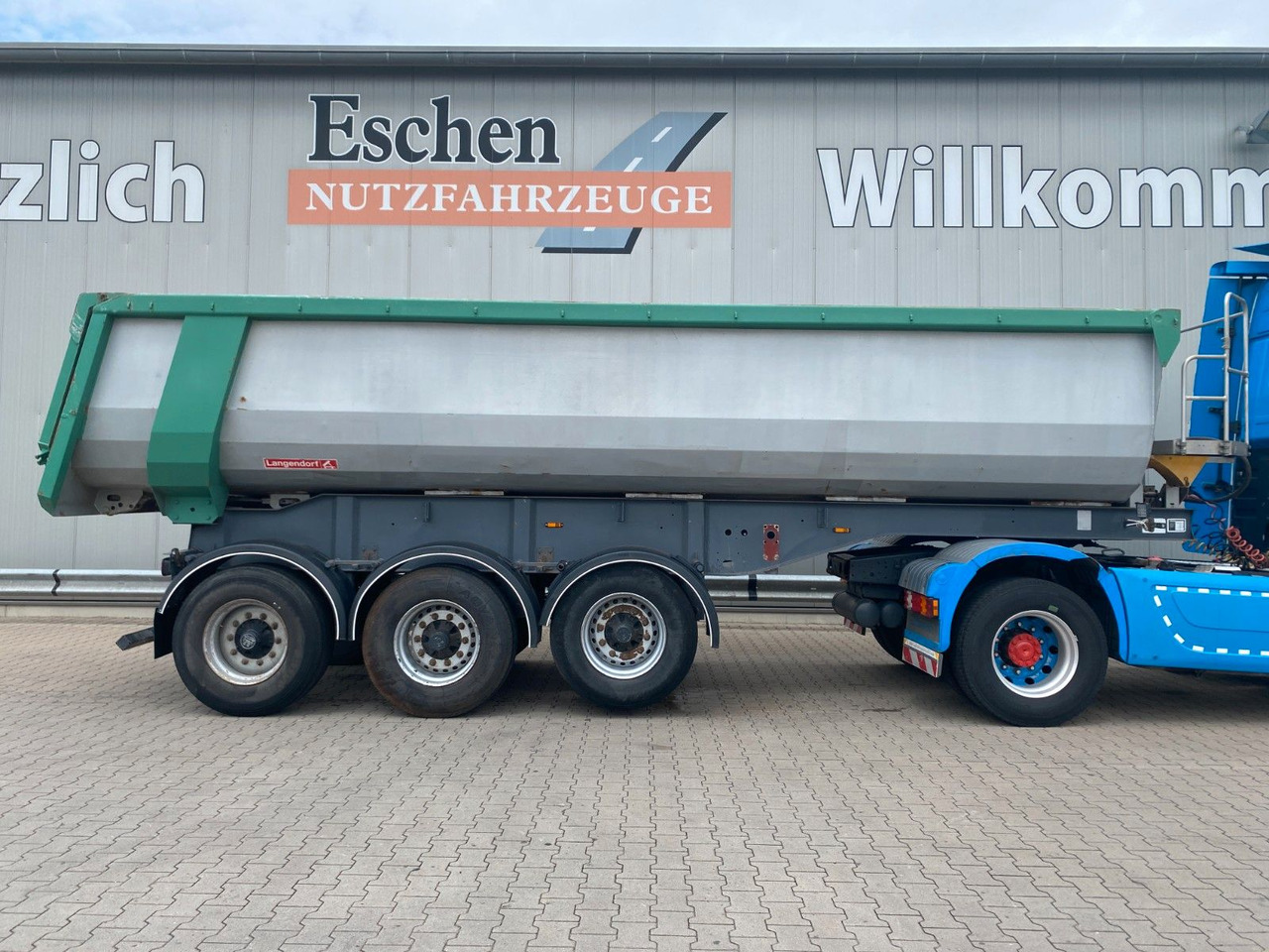 Kipper oplegger Langendorf SKS-HS 24/29 | Stahl 23m³*Luft-Lift*BPW*EBS