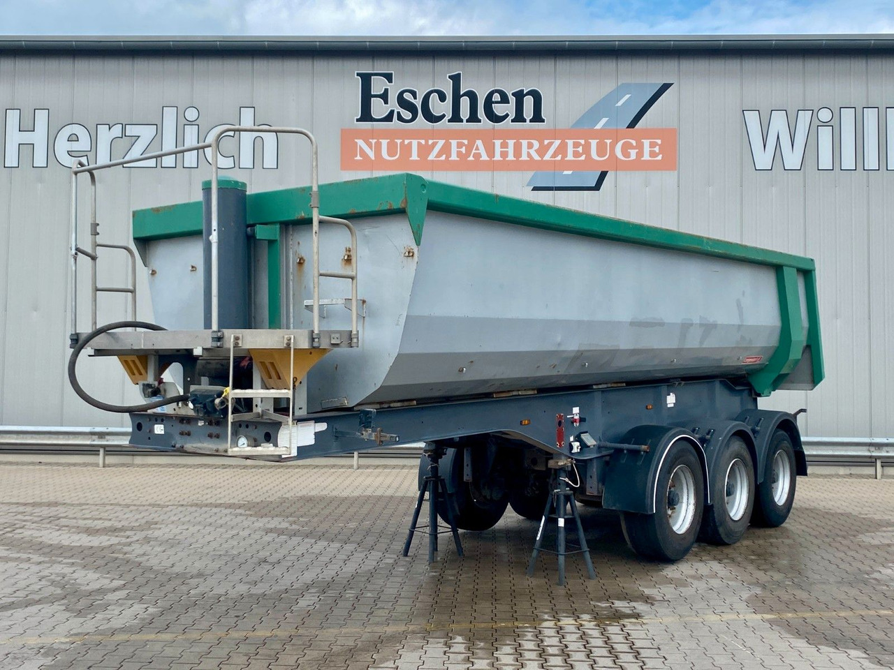 Kipper oplegger Langendorf SKS-HS 24/29 | Stahl 23m³*Luft-Lift*BPW*EBS