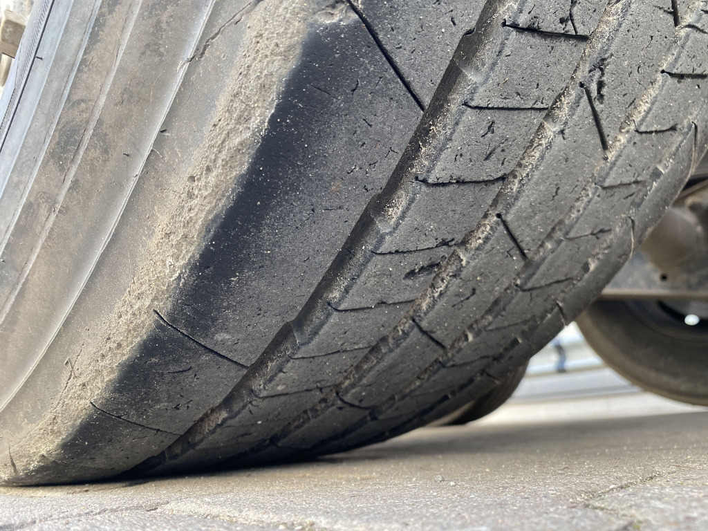 Kipper oplegger Langendorf SKS-HS 24/30 / Stahl-Halbschalenmulde