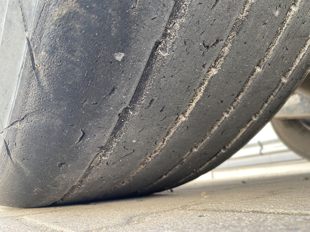 Kipper oplegger Langendorf SKS-HS 24/30 / Stahl-Halbschalenmulde