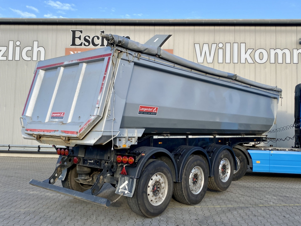 Kipper oplegger Langendorf SKS-HS 24/30 / Stahl-Halbschalenmulde