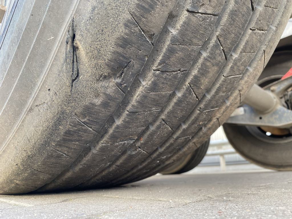 Kipper oplegger Langendorf SKS-HS 24/30 / Stahl-Halbschalenmulde