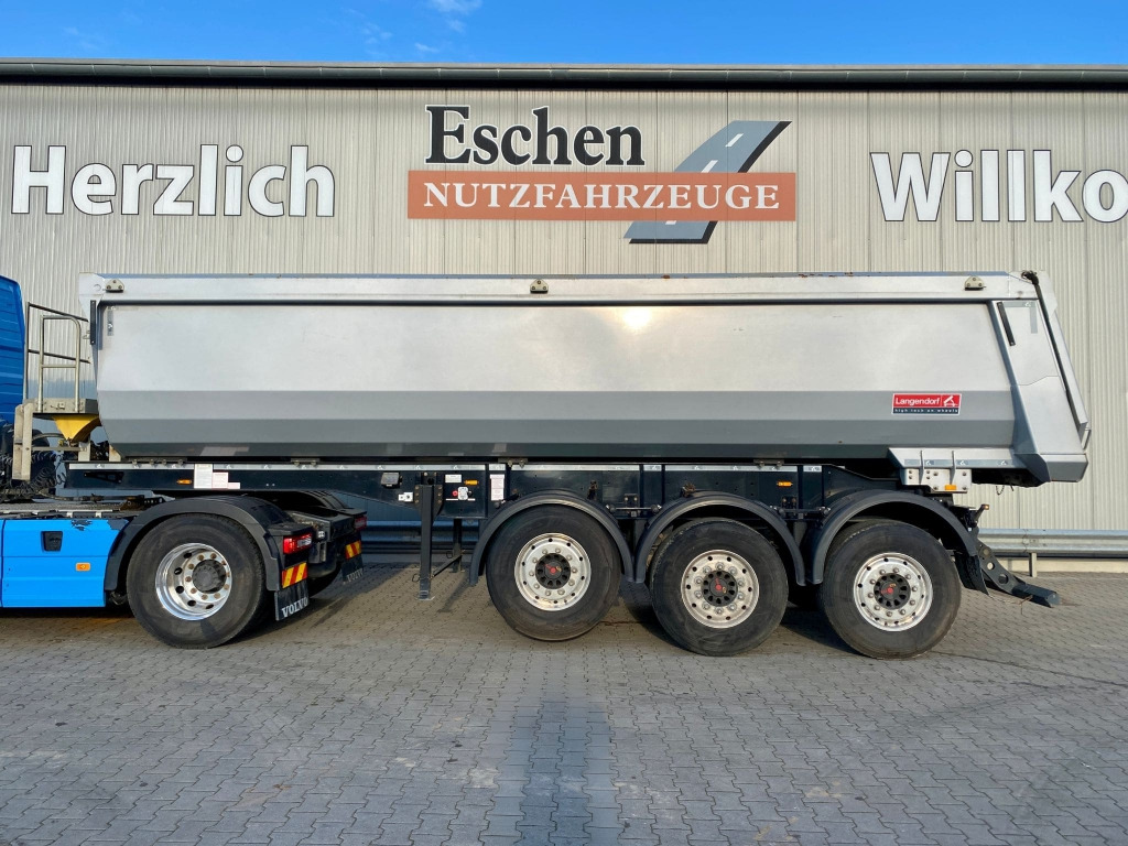 Kipper oplegger Langendorf SKS-HS 24/30 / Stahl-Halbschalenmulde