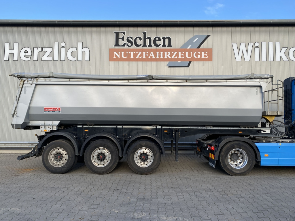 Kipper oplegger Langendorf SKS-HS 24/30 / Stahl-Halbschalenmulde