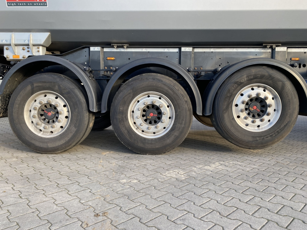 Kipper oplegger Langendorf SKS-HS 24/30 / Stahl-Halbschalenmulde