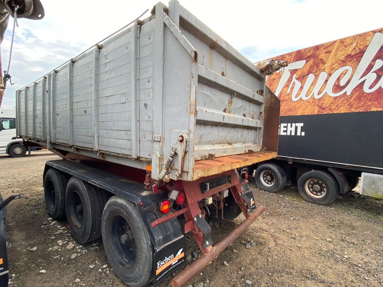 Kipper oplegger Langendorf SK 24/27 | Stahl 22m³*Luft-Lift*Rollplane*BPW