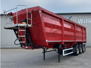 Kipper oplegger Langendorf Stahlmulde 50m³*ALU-Felgen*Portal*1+3 Liftachse 