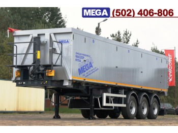 MEGA 40 m³ wywrotka aluminiowa z kl-drzwiami / DO ODBIORU Z PLACU OD 1.430 PLN/MSC !!! - Kipper oplegger