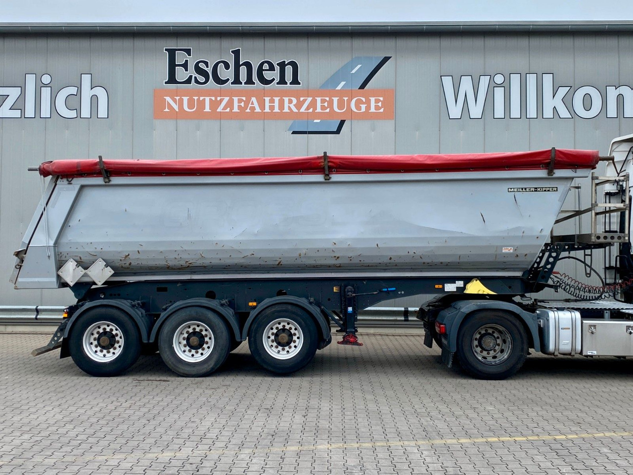 Kipper oplegger Meiller MHPS 12/27 KISA 3 | Stahl 28m³*Smart-Board*Lift