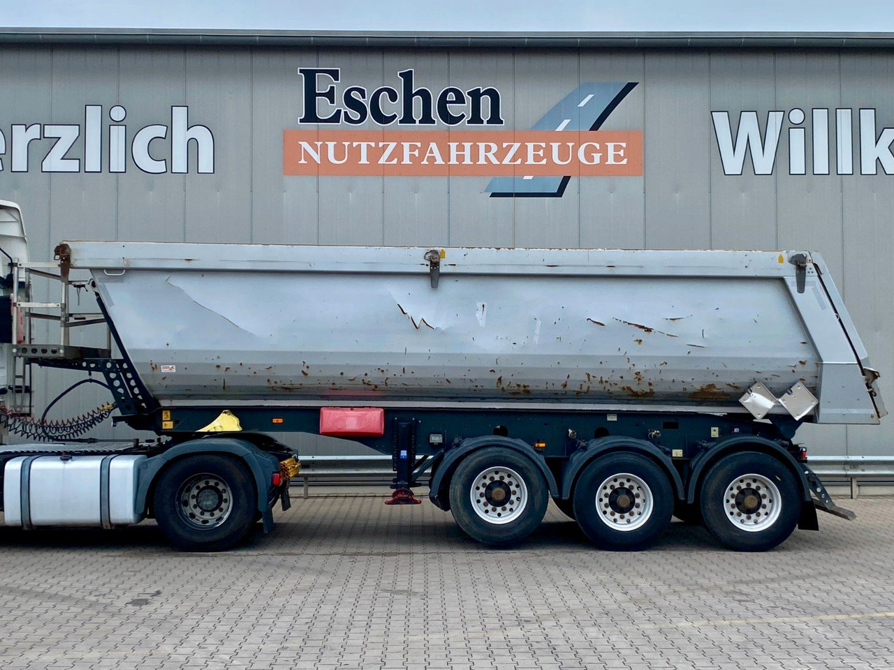 Kipper oplegger Meiller MHPS 12/27 KISA 3 | Stahl 28m³*Smart-Board*Lift