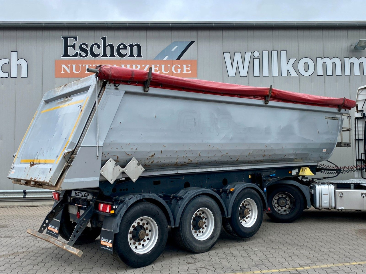 Kipper oplegger Meiller MHPS 12/27 KISA 3 | Stahl 28m³*Smart-Board*Lift