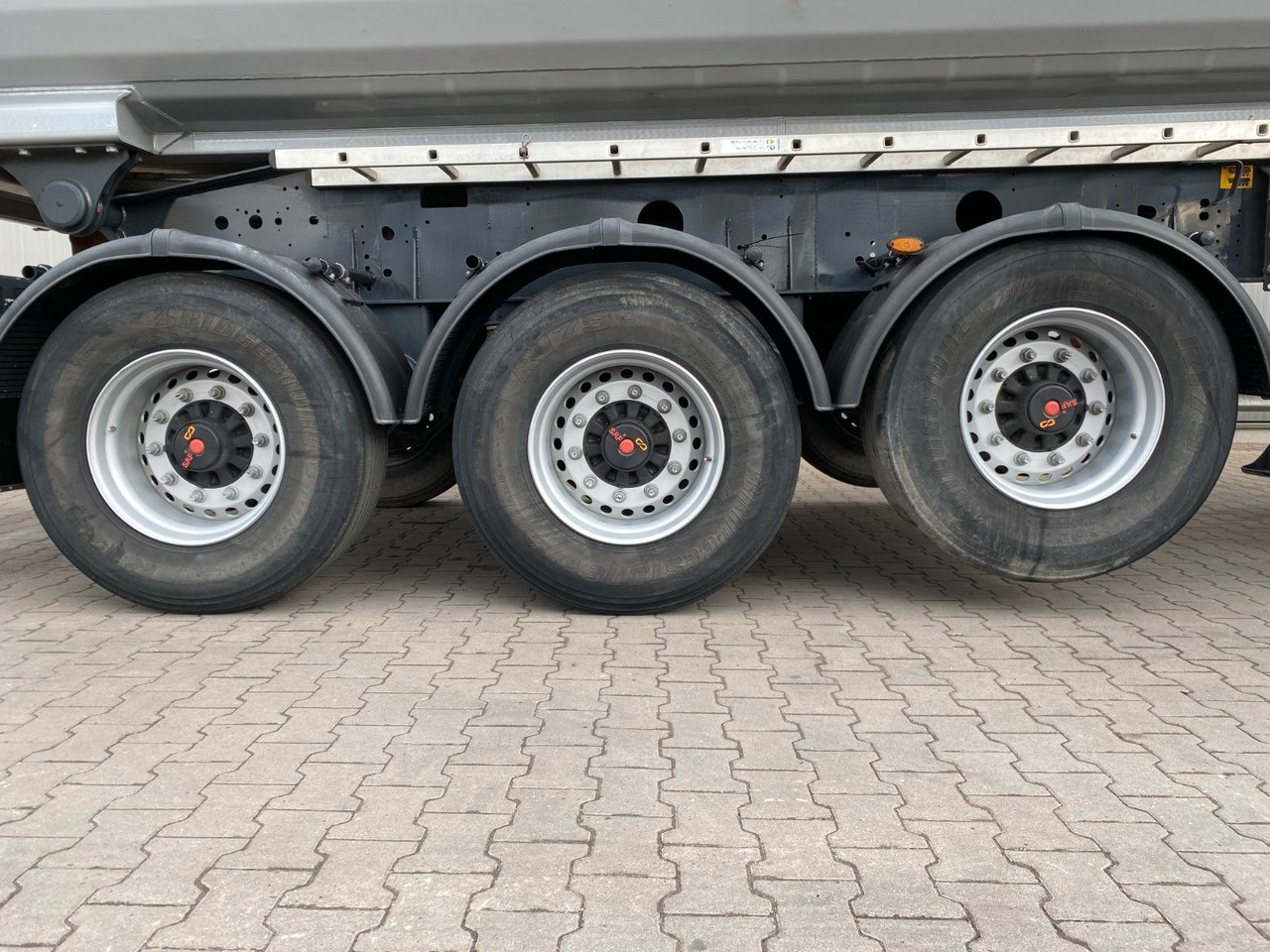 Kipper oplegger Meiller MHPS 44.3-N I 25m³ Stahl*Luft/Lift*Plane*SAF