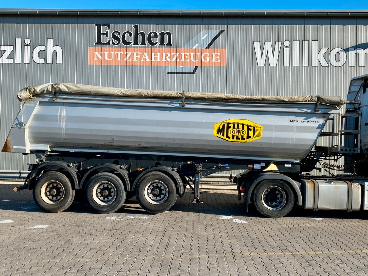 Kipper oplegger Meiller MHPS 44/3-S | Stahl 25m³*Luft-Lift*Plane*EBS*BPW