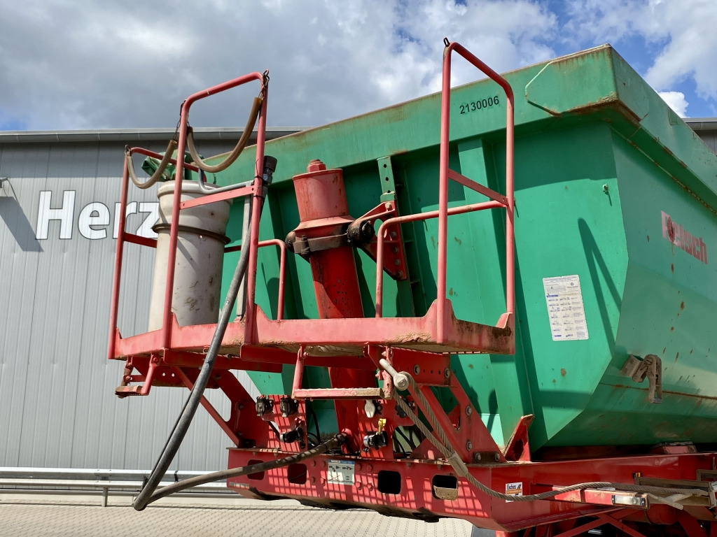 Kipper oplegger Reisch RHKS-31/20 SSL / Stahl-Halbschalenmulde