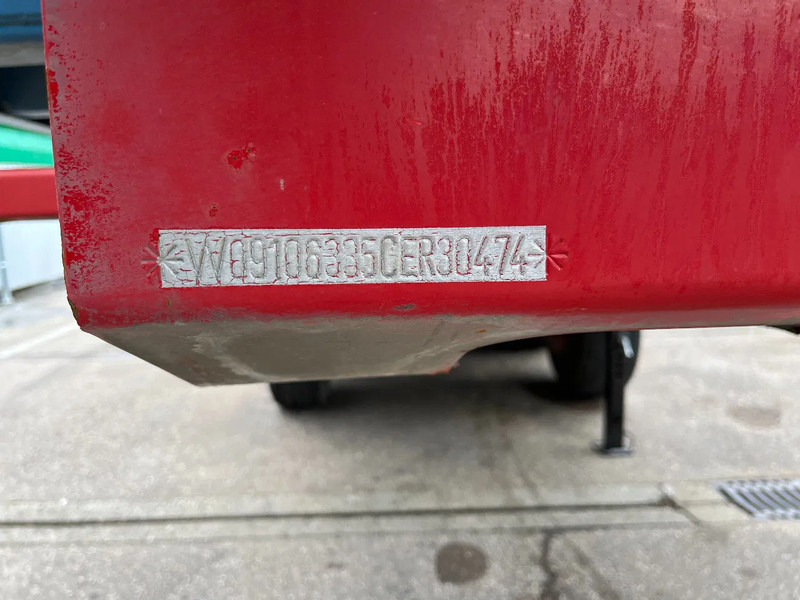 Kipper oplegger Reisch RHKS-35/ 24m³ *Kipp-/Alukastenmulde*Plane*ALCOA*