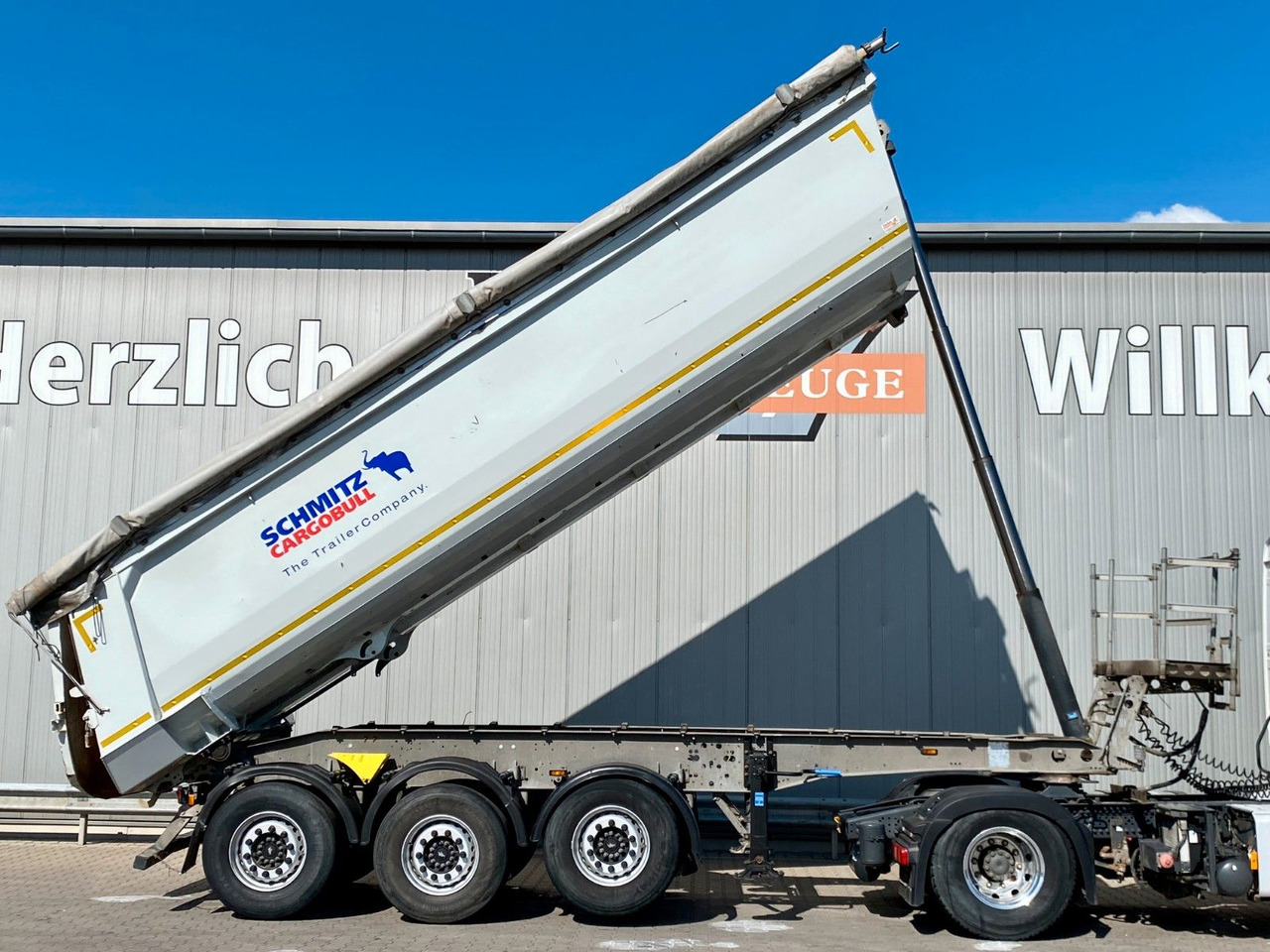 Kipper oplegger Schmitz Cargobull SCB S3D| Stahl 29m³*Luft-Lift*verzinkt*Rollplane