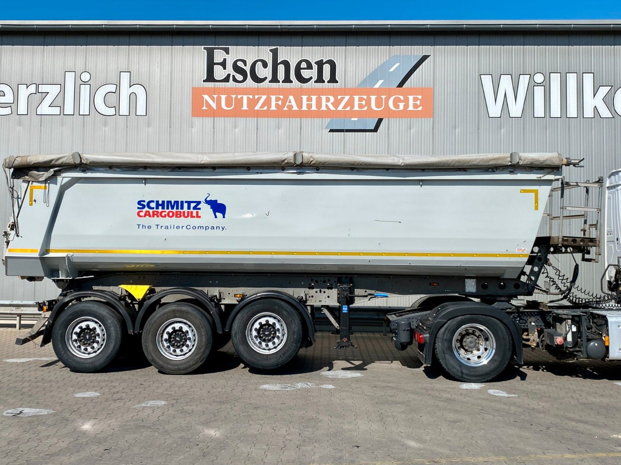 Kipper oplegger Schmitz Cargobull SCB S3D| Stahl 29m³*Luft-Lift*verzinkt*Rollplane