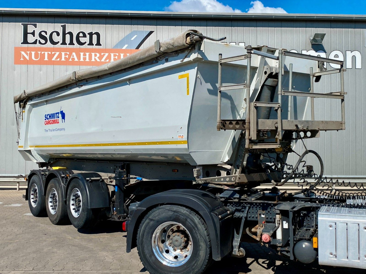 Kipper oplegger Schmitz Cargobull SCB S3D| Stahl 29m³*Luft-Lift*verzinkt*Rollplane