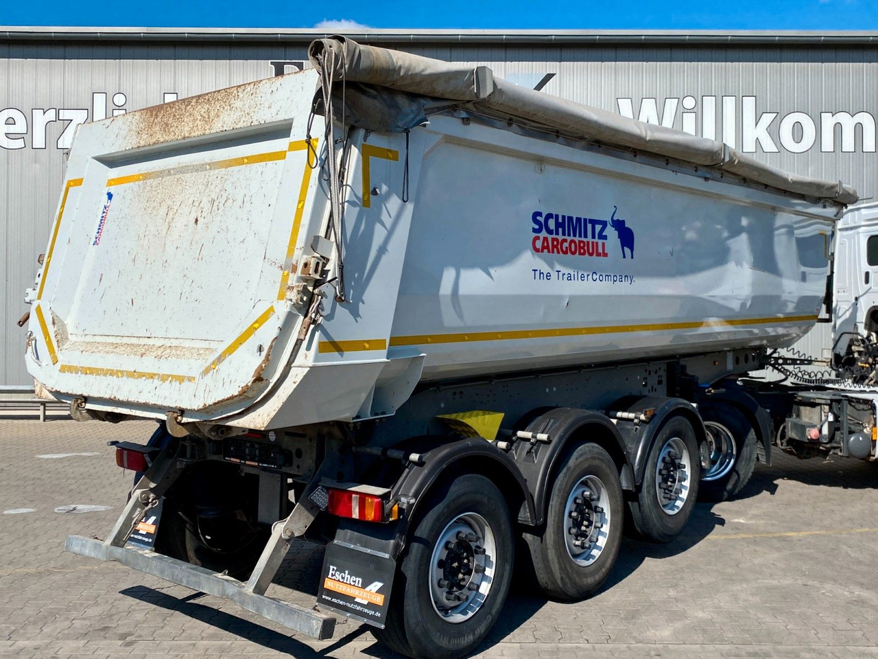 Kipper oplegger Schmitz Cargobull SCB S3D| Stahl 29m³*Luft-Lift*verzinkt*Rollplane