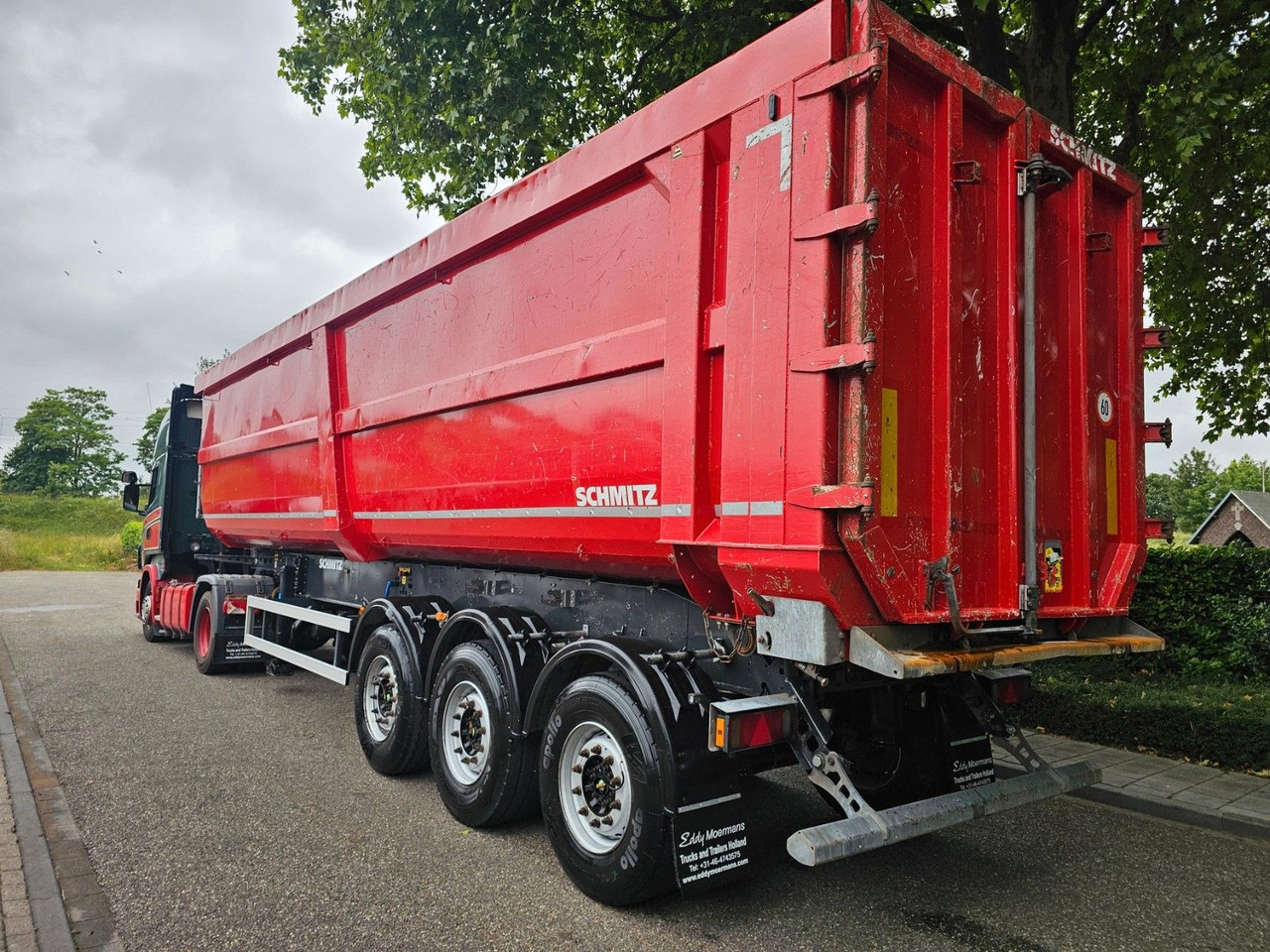 Kipper oplegger Schmitz Cargobull SGF*S3 Hardox Mulde 55 m3