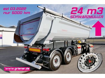 Schwarzmüller K serie /HARDOX /STAHLMULDE 24 m³ / 2-ACHS !!!!!  - Kipper oplegger
