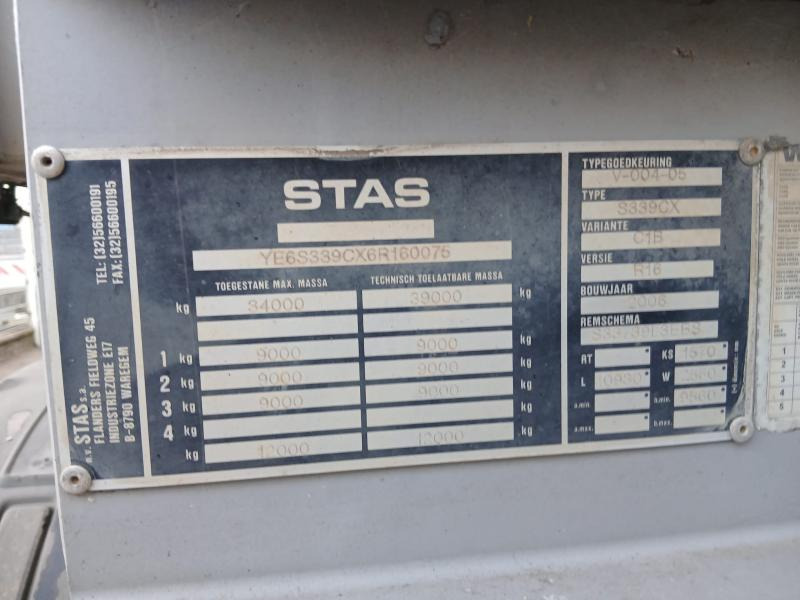 Kipper oplegger Stas