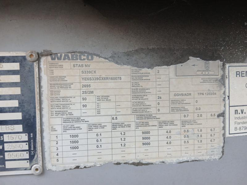 Kipper oplegger Stas