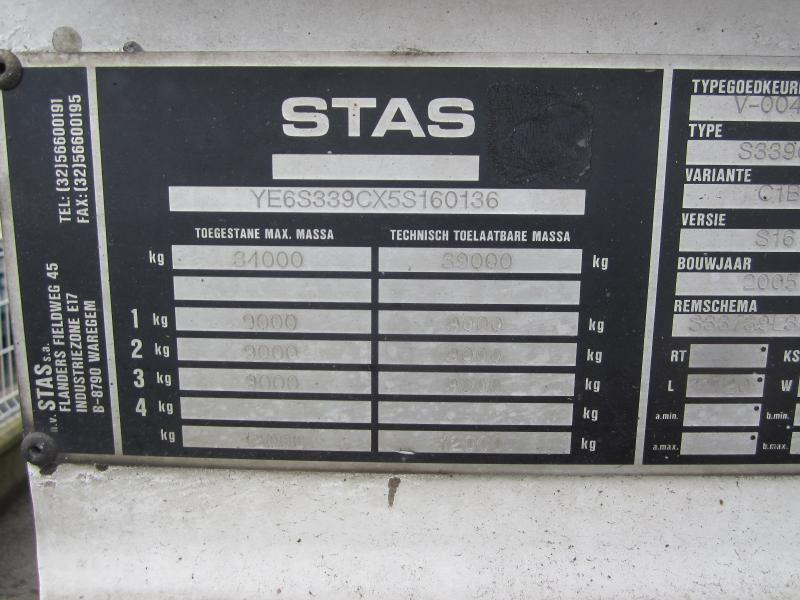 Kipper oplegger Stas