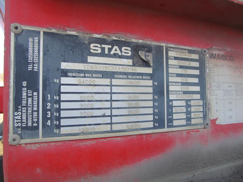 Kipper oplegger Stas