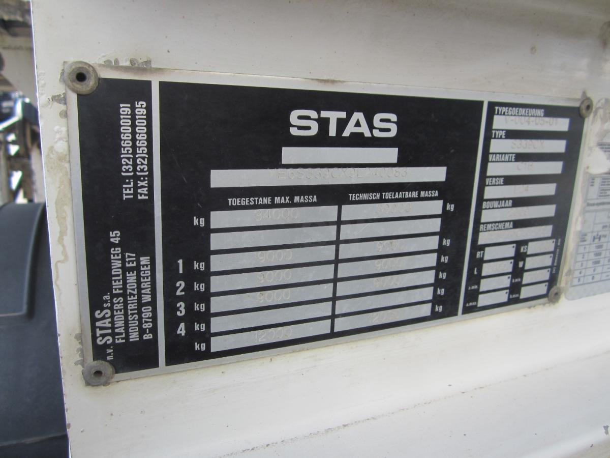 Kipper oplegger Stas