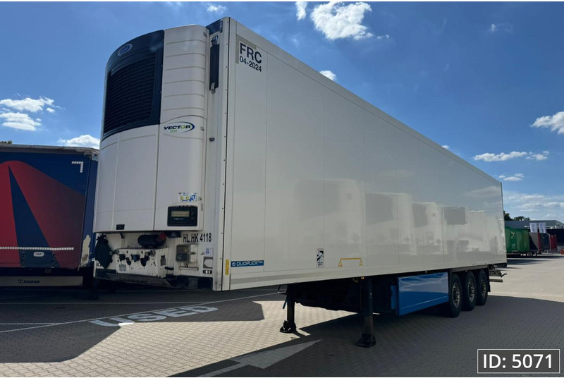 Koelwagen oplegger Krone SD / Carrier Vector 1550 / Palletbox / BPW Disk