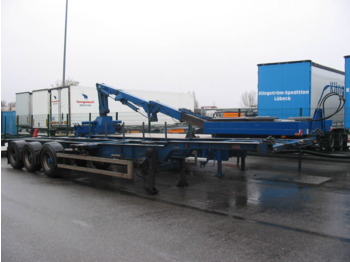 Containertransporter/ Wissellaadbak oplegger voor het vervoer van containers Korten Sanh. F ATL 20/40: afbeelding 1