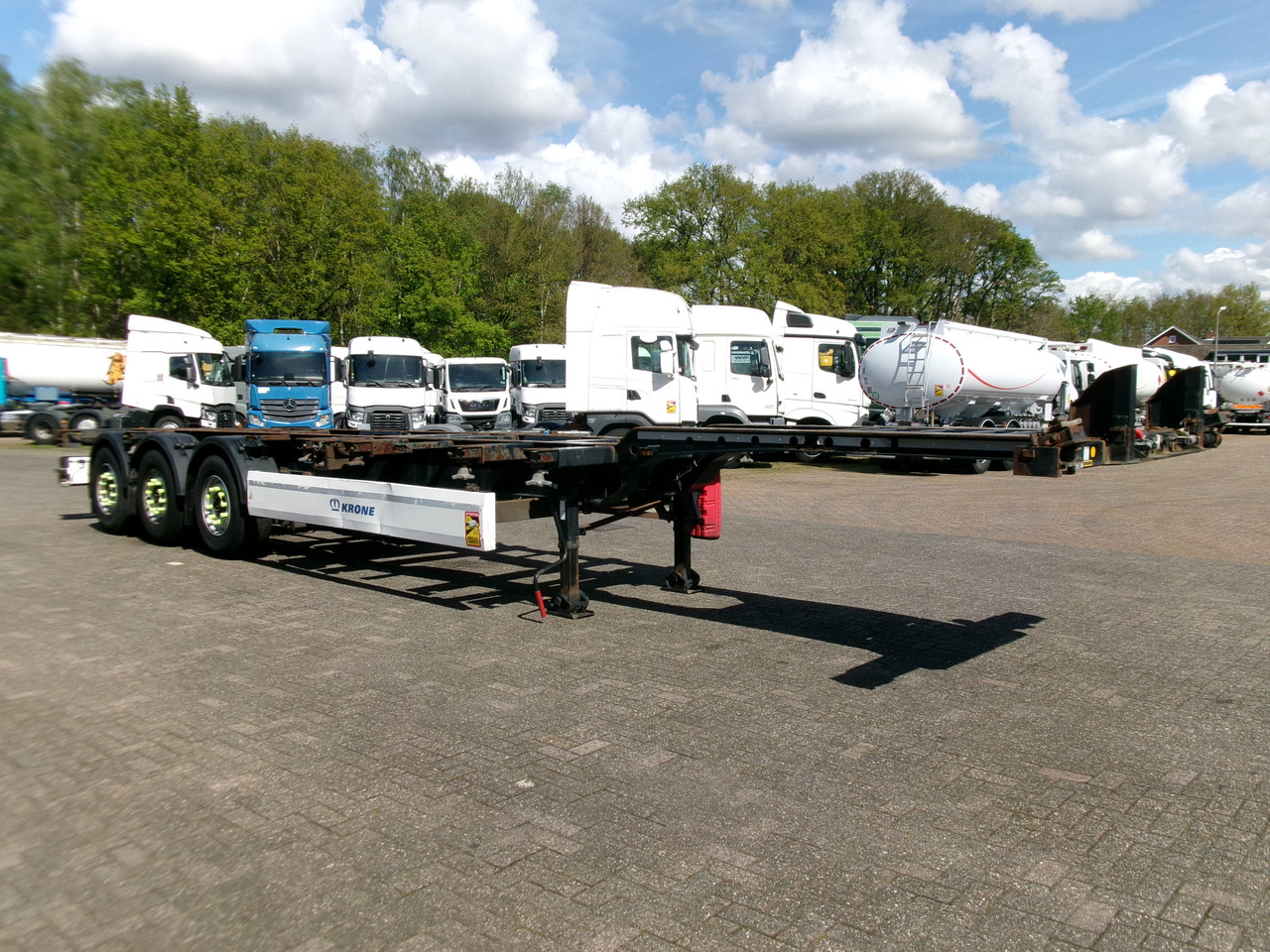 Leasing Krone 3-axle container trailer 20-30-40-45 ft DA08LNA Krone 3-axle container trailer 20-30-40-45 ft DA08LNA: afbeelding 2