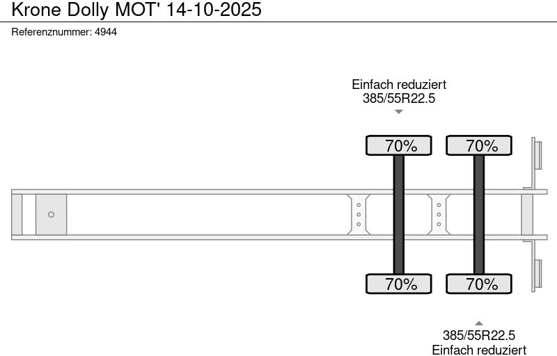 Oplegger Krone Dolly MOT' 14-10-2025