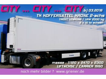 Koelwagen oplegger Krone SZR 20/ CITY TK KOFFER TRIDEC /LBW / LIFT / CARR: afbeelding 1