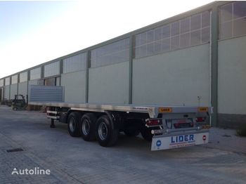 Nieuw Vlakke/ Open oplegger LIDER 2023 Model NEW trailer Manufacturer Company READY: afbeelding 4