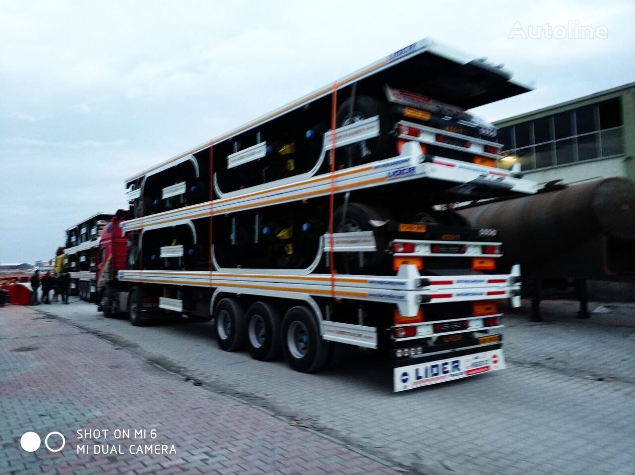 Nieuw Containertransporter/ Wissellaadbak oplegger voor het vervoer van containers LIDER NEW 2023 MODELS YEAR (MANUFACTURER COMPANY LIDER TRAILER: afbeelding 3